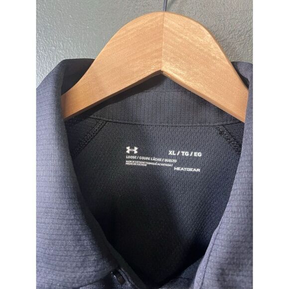 Under Armour Mens Black Short Sleeve Polo Size XL - Picture 3 of 3